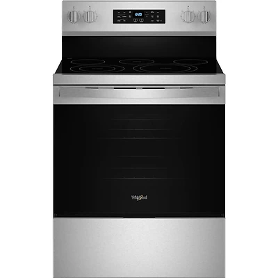5.3 Cu. Ft. Stainless Freestanding Smooth Top Electric Range