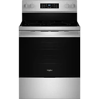 5.3 Cu. Ft. Stainless Freestanding Smooth Top Electric Range