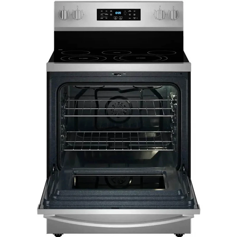 5.3 Cu. Ft. Stainless Freestanding Smooth Top Electric Range