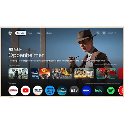 inch Class NXTFRAME 4K QLED Smart TV