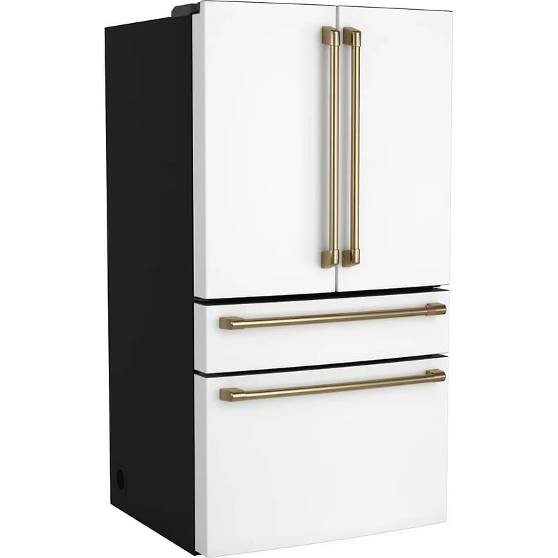 23.2 Cu. Ft. Matte White 4-Door Counter Depth French Door Refrigerator