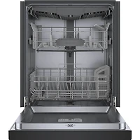 46 dBA Black Front Control Smart Dishwasher