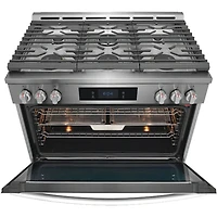 4.6 Cu. Ft. Stainless Freestanding Dual-Fuel Range