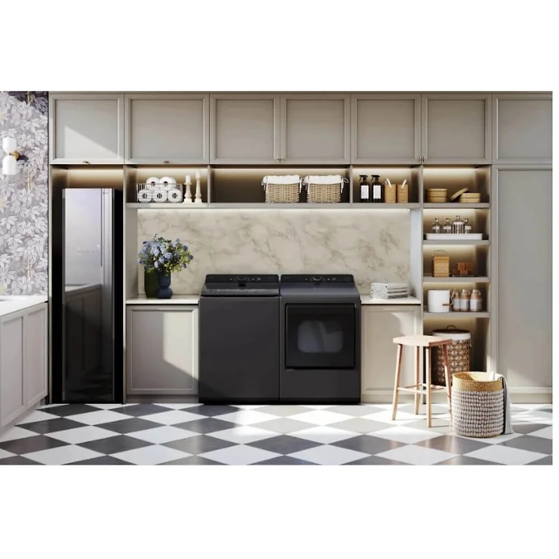 7.3 Cu. Ft. Black Top Load Gas Dryer