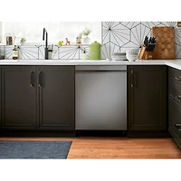 46 dBA Black Stainless Top Control Built-In Smart Dishwasher