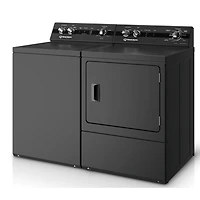 7 Cu. Ft. Black Top Load Gas Dryer