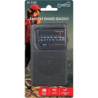 2 Band AM/FM Radio - Black