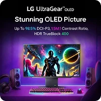 27 inch OLED QHD 480Hz Gaming Monitor with AMD G-Sync FreeSync Premium Pro