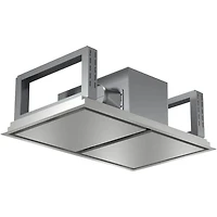 44 inch Stainless Recessed Ceiling Mount Insert Range Hood With Remote