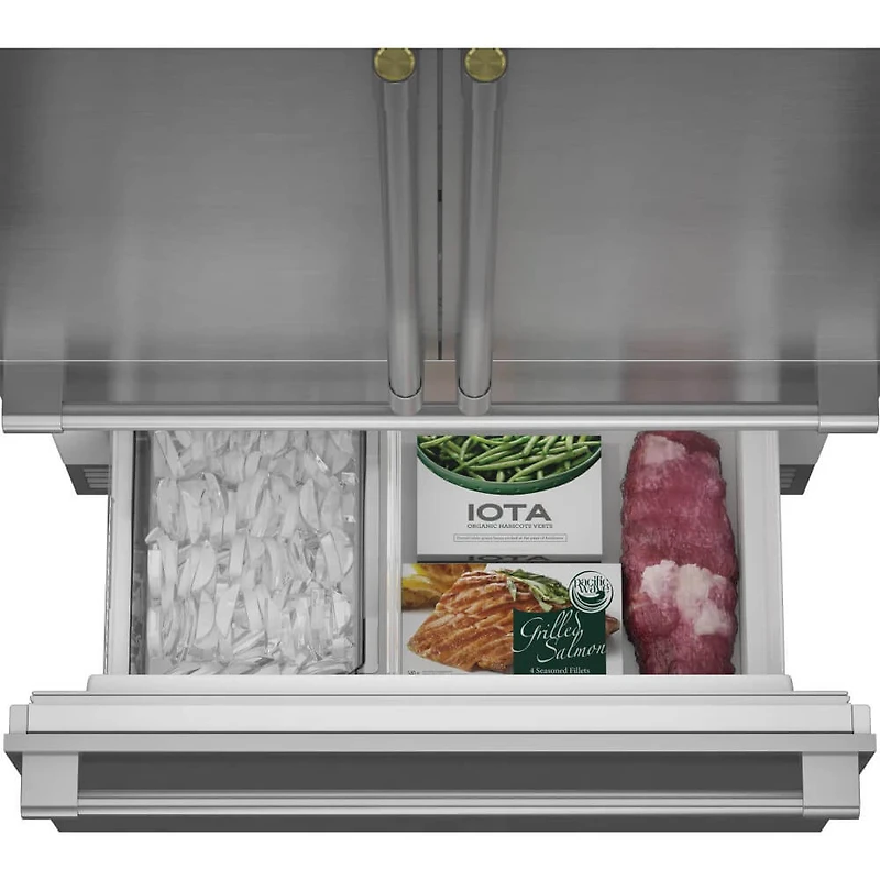 20.1 Cu. Ft. Panel Ready 4-Door Counter Depth French Door Smart Refrigerator