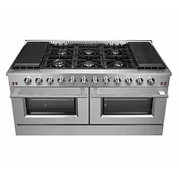 8.64 Cu. Ft. Stainless Freestanding Gas Range