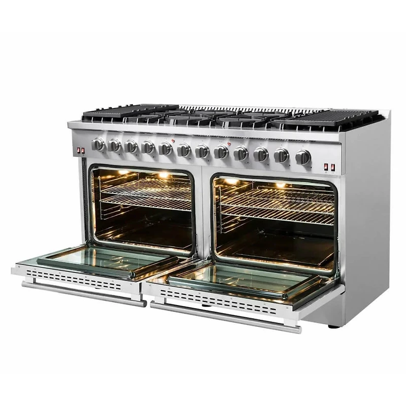 8.64 Cu. Ft. Stainless Freestanding Gas Range