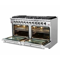8.64 Cu. Ft. Stainless Freestanding Gas Range