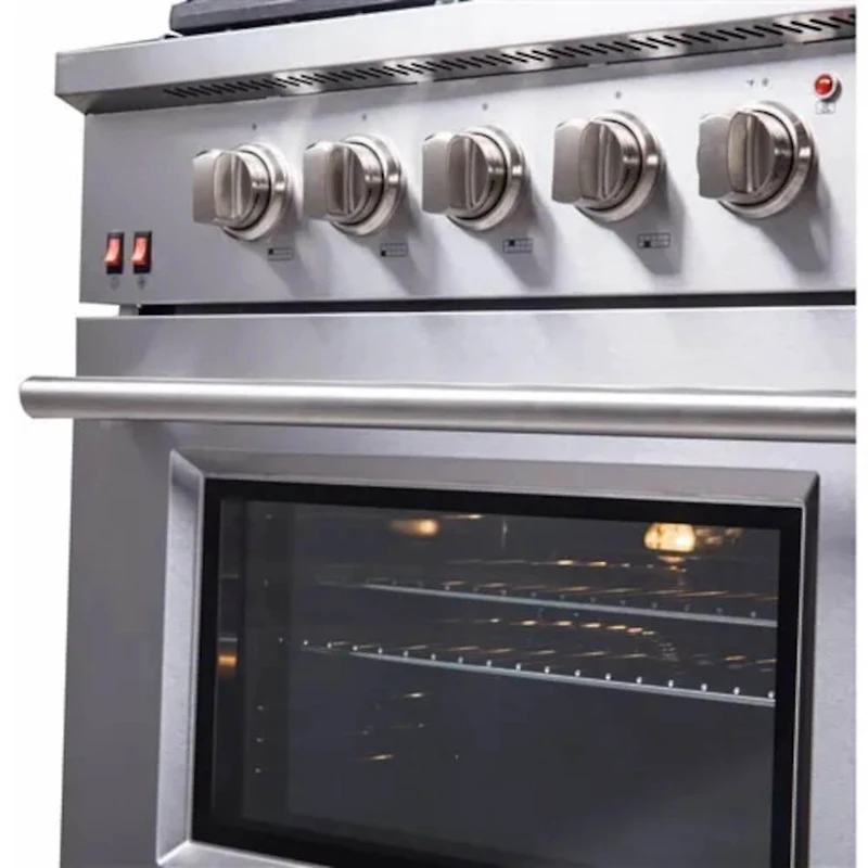 8.64 Cu. Ft. Stainless Freestanding Gas Range