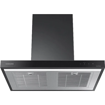 30 inch Bespoke Clean Deep Charcoal Wall Mount Smart Chimney Hood