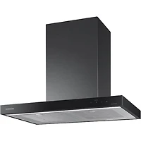 30 inch Bespoke Clean Deep Charcoal Wall Mount Smart Chimney Hood
