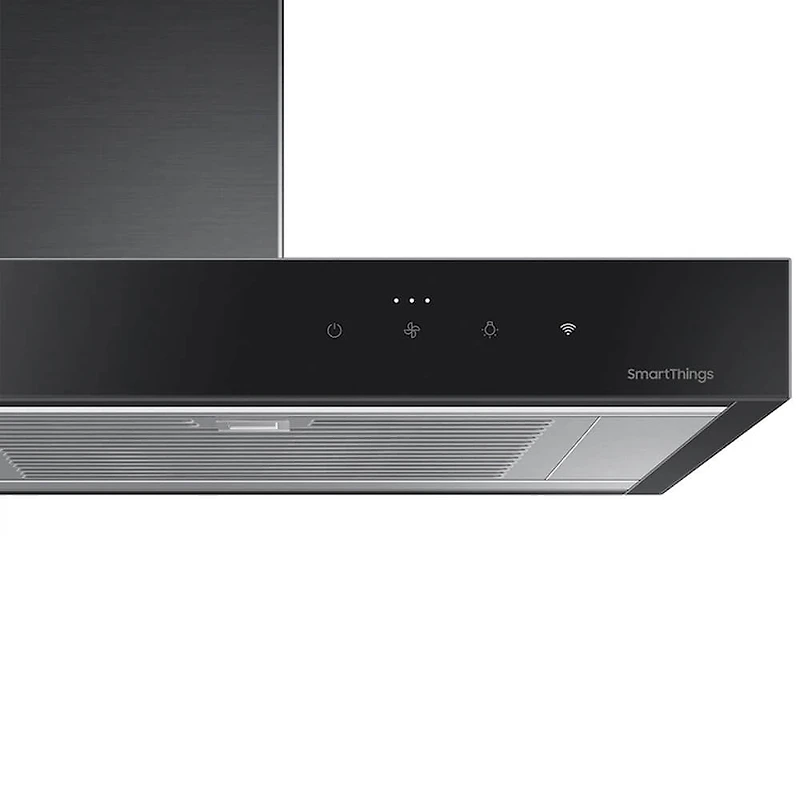 30 inch Bespoke Clean Deep Charcoal Wall Mount Smart Chimney Hood