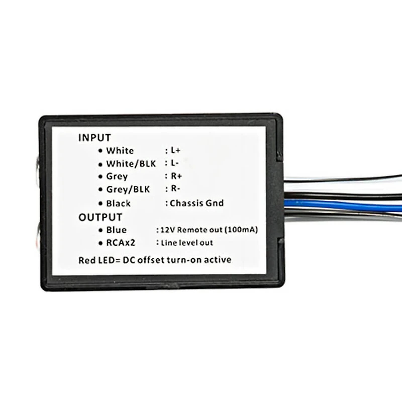 Stereo Line-Output Converter With Remote Turn-On Wire