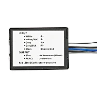 Stereo Line-Output Converter With Remote Turn-On Wire