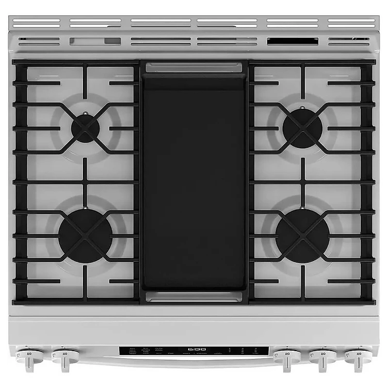5.3 Cu. Ft. White Slide-In Gas Convection Range