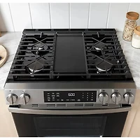 5.3 Cu. Ft. White Slide-In Gas Convection Range