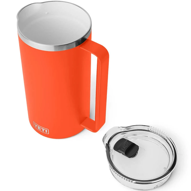 Rambler 64 oz. Pitcher With Twist-To-Lock Lid - Papaya