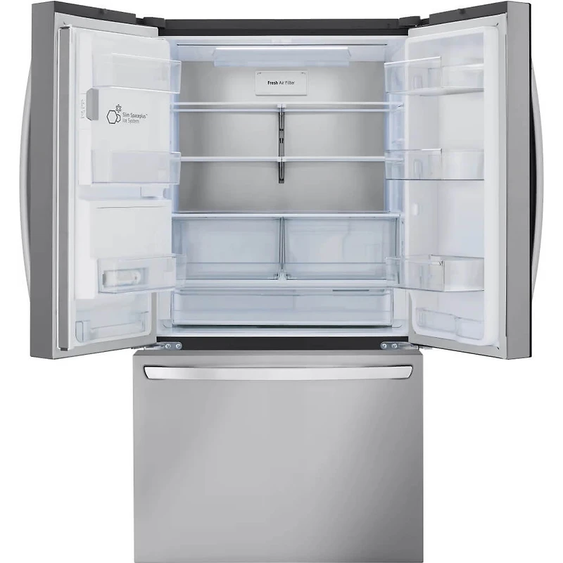 30.7 Cu. Ft. Stainless 3-Door French Door Smart Refrigerator