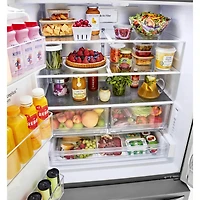 30.7 Cu. Ft. Stainless 3-Door French Door Smart Refrigerator