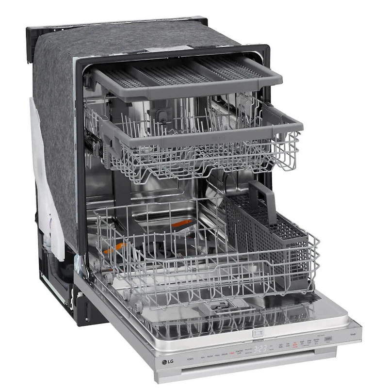 46 dBA Stainless Top Control Built-In Smart Dishwasher