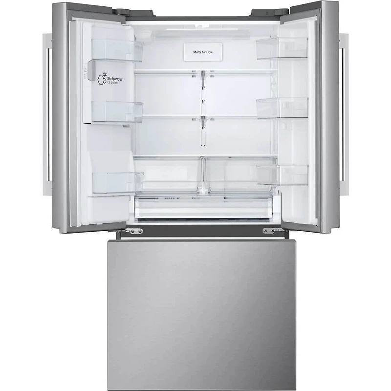 20 Cu. Ft. Stainless 3-Door French Door Counter-Depth Refrigerator
