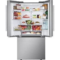20 Cu. Ft. Stainless 3-Door French Door Counter-Depth Refrigerator