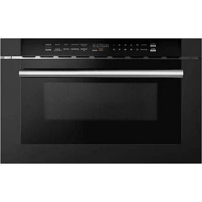 1.2 Cu. Ft. Black Built-In Microwave Drawer