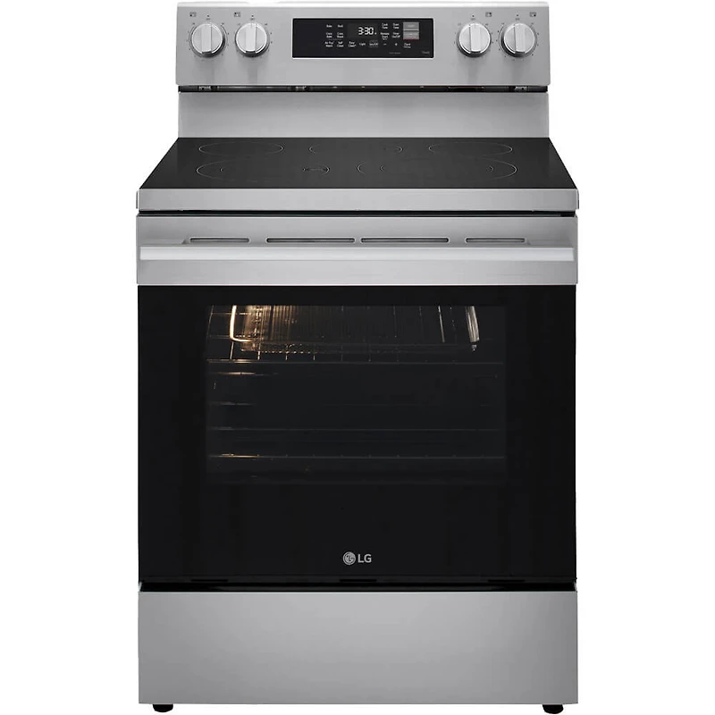 6.3 Cu. Ft. Stainless Freestanding Electric Smart Range
