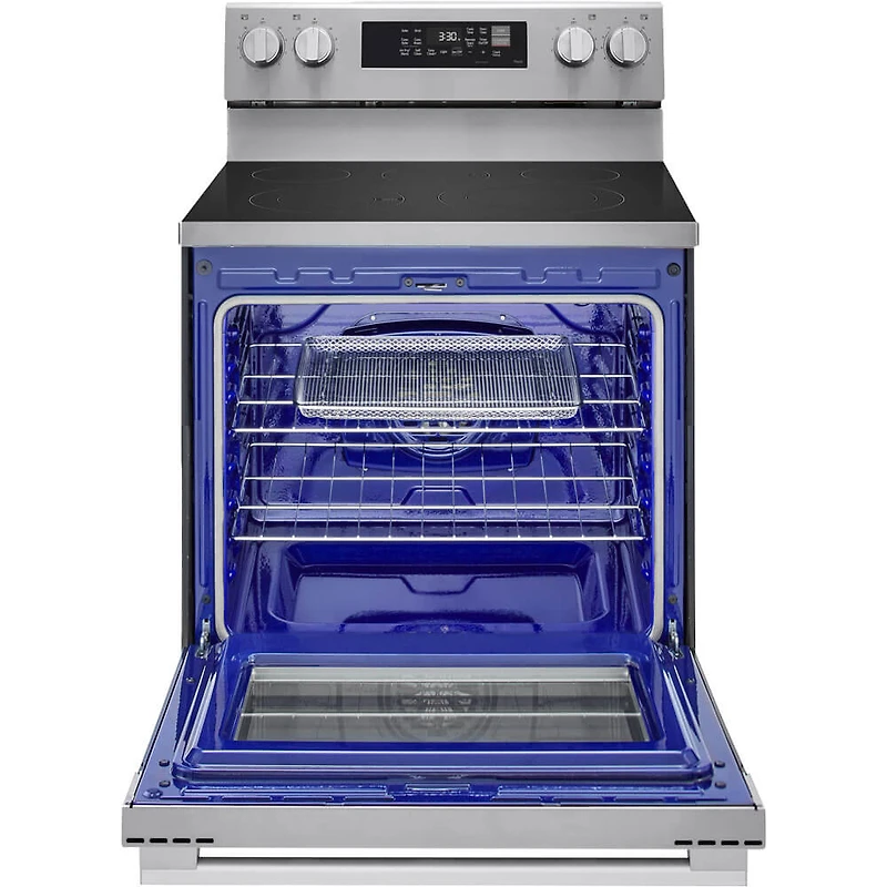 6.3 Cu. Ft. Stainless Freestanding Electric Smart Range