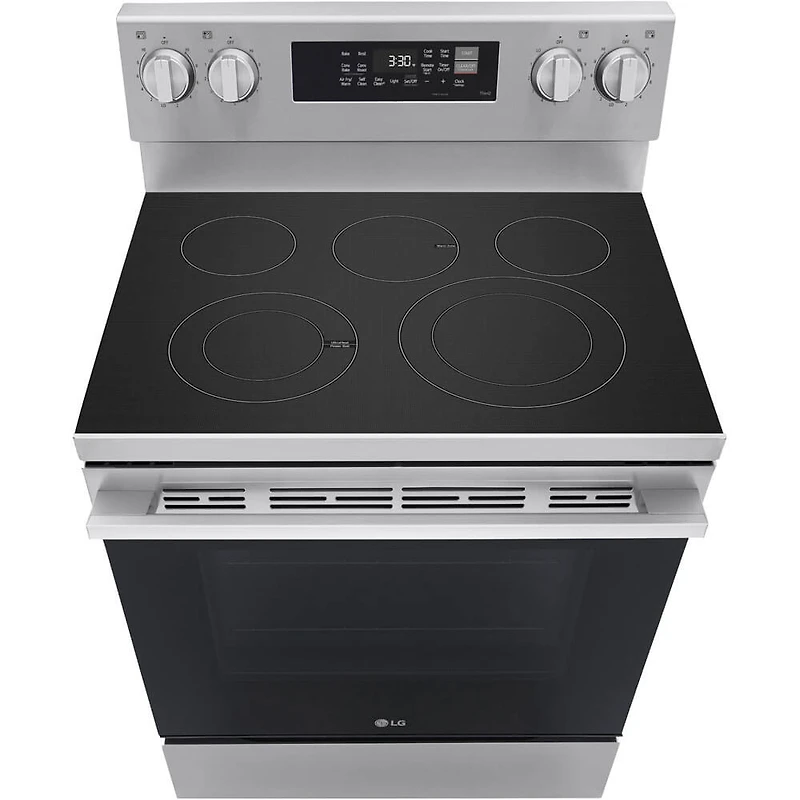 6.3 Cu. Ft. Stainless Freestanding Electric Smart Range