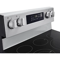 6.3 Cu. Ft. Stainless Freestanding Electric Smart Range