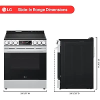 6.3 Cu. Ft. Stainless Smart Slide-In Electric Range