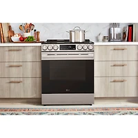 6.3 Cu. Ft. Stainless Smart Slide-In Electric Range