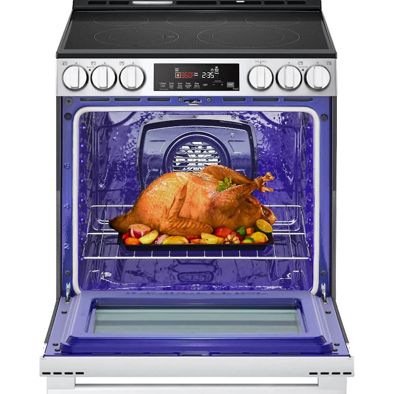 6.3 Cu. Ft. Stainless Smart Slide-In Electric Range