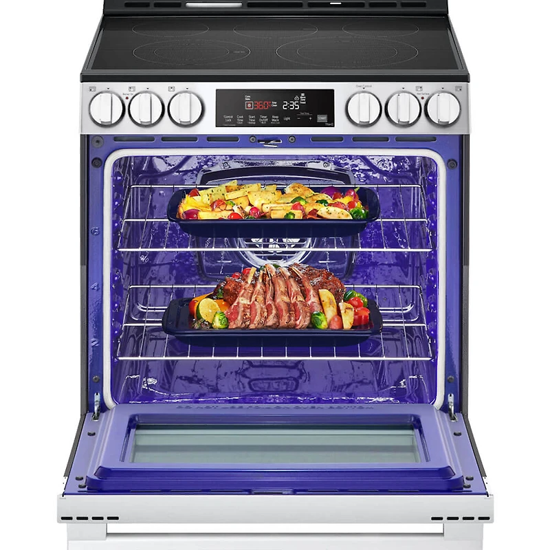 6.3 Cu. Ft. Stainless Smart Slide-In Electric Range