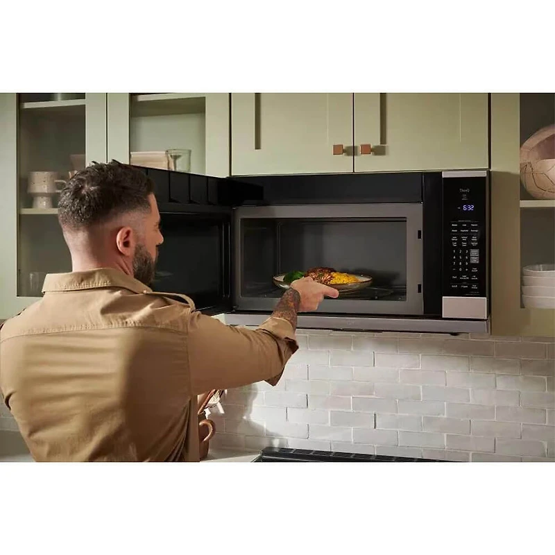 1.8 Cu. Ft. Stainless Steel Over-The-Range Smart Microwave