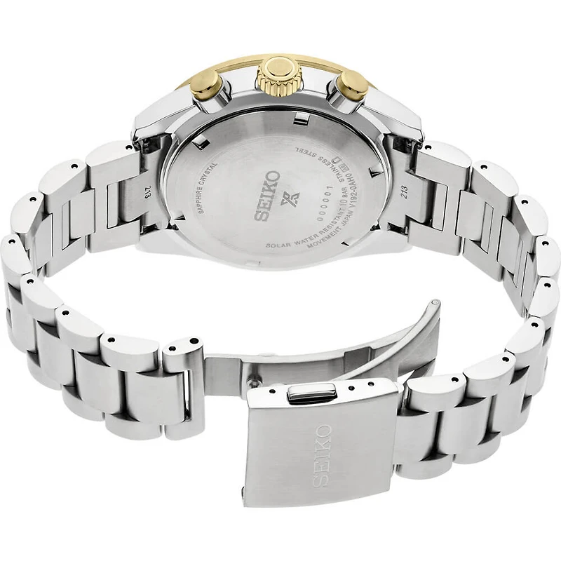 Prospex Speedtimer Solar Chronograph Watch - Two Tone Stainless/Black - OPEN BOX