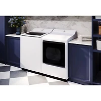 7.3 Cu. Ft. White Top Load High Efficiency Smart Electric Dryer