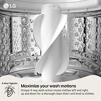 4.8 Cu. Ft. White High Efficiency Top Load Smart Washer