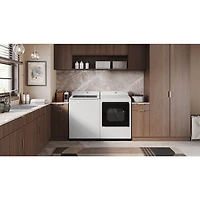 4.8 Cu. Ft. White High Efficiency Top Load Smart Washer