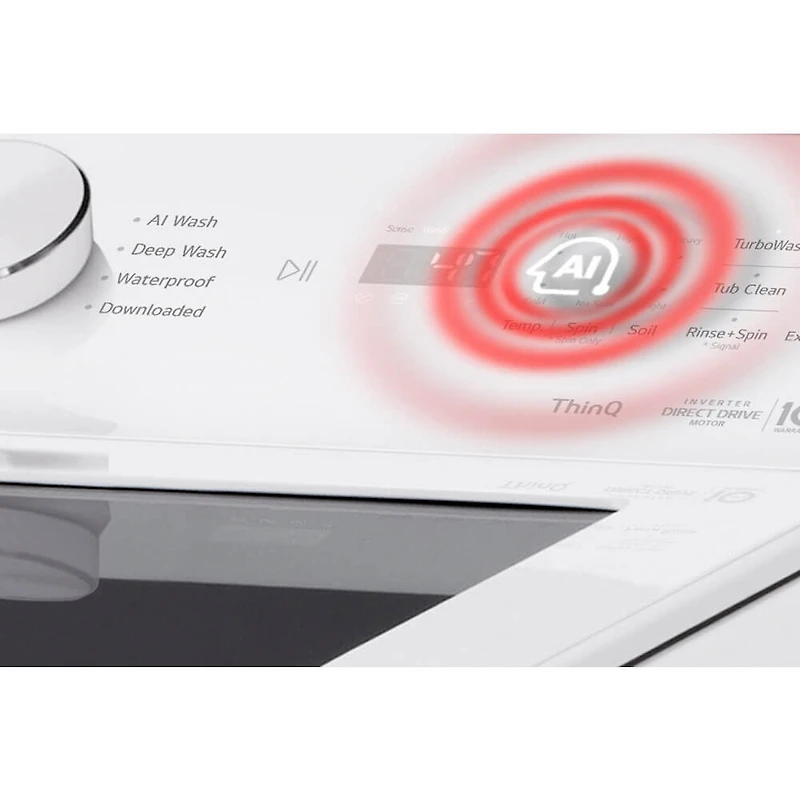 4.8 Cu. Ft. White High Efficiency Top Load Smart Washer