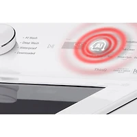 4.8 Cu. Ft. White High Efficiency Top Load Smart Washer