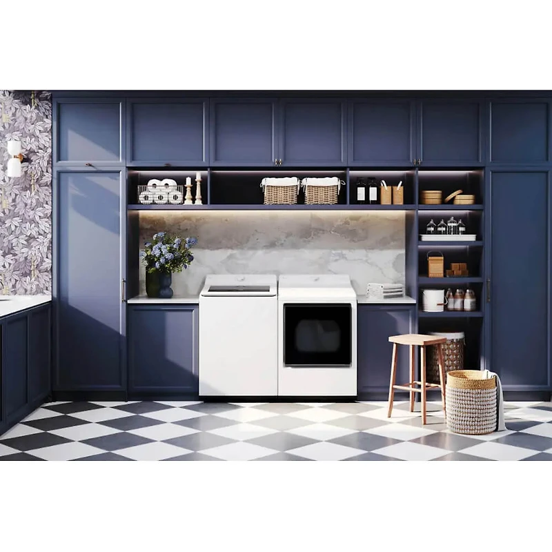 4.8 Cu. Ft. White Top Load Smart Washer