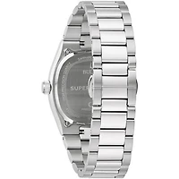 Super Seville Collection Quartz Watch - Stainless/Blue - OPEN BOX