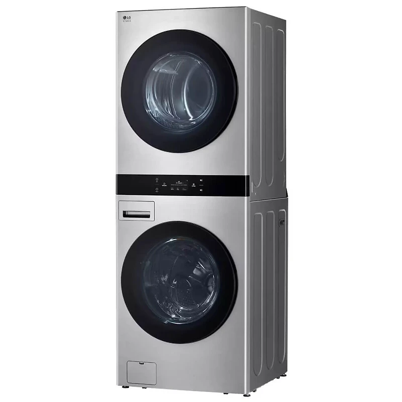 5 Cu. Ft. Washer/7.4 Cu. Ft. Electric Dryer Smart WashTower - Noble Steel